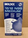 MOLDEX N95 Respirator surgical Masks, Box of 20 # 1512, Size Medium Exp. Date 09/2030 Mask
