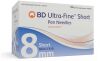 BD BECTON DICKINSON 320109 (2) Ultra-Fine 31G (0.25mm) 5/16in (8mm) 100 Becton Dickinson U100 Insulin Short Pen Needles