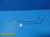 PILLING 2X  & V.Muller Aspiration/Suction Tube; Angled Bulbous Head 12