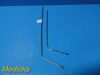 PILLING 2X  & V.Muller Aspiration/Suction Tube; Angled Bulbous Head 12