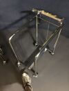 Pair of trash can Trolleys:  Foot operated top mechanism.