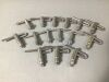 Chuck Keys:  Various Sizes
Lot of 15
Surgical application.
Stainless