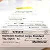 MEDTRONIC REF 9735019, Malleable Suction Large, Standard Tip, Stylet 1x, EXP 2024-03