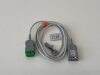 FOBI MEDICAL GE Compatible 3/5 Lead ECG Trunk Cable  ET-5004 MQ-A GE Compatible 3/5 Lead ECG Trunk Cable