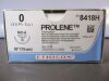 ETHICON 8418H PROLENE Polypropylene Suture, Taper Point, Non-Absorbable, 36/BX, IN-DATE: 2026 Sutures