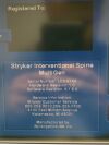 STRYKER Multigen RF 406-900 Pain Management Generator