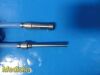 Dyonics 2985 Fiber Optic Light Guide; Non-Transparent W/ 2146 Adapter