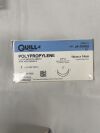 QUILL Ja-1005q POLYPROPYLENE CLEAR Sutures, CP-2 REVERSE CUTTING, DOUBLE ARMED (14CM X 14CM)