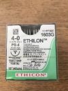 ETHICON 1603G Ethilon Polyamide 6 Undyed Monofilament Non-Absorbable Suture4-0, 18in (12/Box)