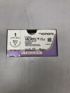 ETHICON VCP437H 1 Coated Vicryl Plus, Irgacare MP, Violet Braided SUTURE, 27in, 36mm 1/2c taperpoint needle