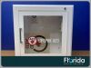 PHYSIO-CONTROL 14A-3-1 PHYSIO-CONTROL AED CABINET SEMI-RECESSED WITH ALARM NO KEYS Defibrillator