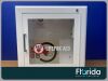 PHYSIO-CONTROL 14A-3-1 PHYSIO-CONTROL AED CABINET SEMI-RECESSED WITH ALARM NO KEYS Defibrillator