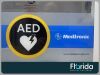 AED 3012604-031 LIFEPAK BRAND AED CABINET RECESSED MEDTRONIC WITH KEYS. ALARM NOT WORKING Defibrillator