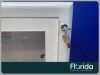 AED 3012604-031 LIFEPAK BRAND AED CABINET RECESSED MEDTRONIC WITH KEYS. ALARM NOT WORKING Defibrillator