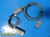 PHILIPS Series 50XM M1350B,W/ Transducers & Leads ~ Maternal Fetal Monitor