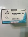 ETHICON C016D 2-0 Perma-Hand Silk, Opened Box of 12 Sutures