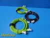 JOHNSON & JOHNSON 3X J&J Sterilmed BlueFlex M600 Pump Tube Hoses Set; Pairs (Blue & Green)
