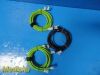 JOHNSON & JOHNSON 3X J&J Sterilmed BlueFlex M600 Pump Tube Hoses Set; Pairs (Blue & Green)