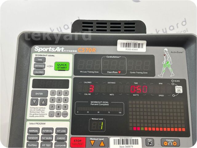 SPORTSART C570R Recumbent Bike Physical Therapy Unit