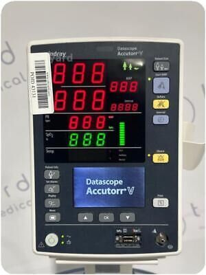 MINDRAY 0998-00-2000-843A DATASCOPE ACCUTORR V  VITAL SIGNS MONITOR