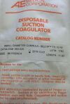 A.E. 050-035 Suction Coagulator, Small Diameter cannula, Beltip to 10F, 11in length