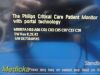 PHILIPS M8007A Critical Care Patient Monitor