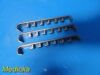 3X Down England Stainless Steel Retractor Blades; Adjustable (4 Prongs)