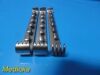 3X Down England Stainless Steel Retractor Blades; Adjustable (4 Prongs)