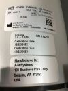 MGC DIAGNOSTICS 192808 3L Calibration Syringe