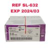 COVIDIEN REF SL-632 Polysorb™ Braided Absorbable Suture,  3-0  2 Metric 30" 75 cm VIOLET, EXP 2024/03