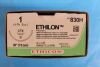 ETHICON Ethilon Nylon 1 Black monofilament suture CTX 830H Sutures