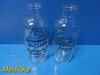ALLIED HEALTHCARE 2X  GOMCO Vacuum Sterilizable Glass Bottles; 600ml