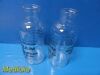 ALLIED HEALTHCARE 2X  GOMCO Vacuum Sterilizable Glass Bottles; 600ml