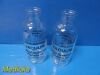 ALLIED HEALTHCARE 2X  GOMCO Vacuum Sterilizable Glass Bottles; 600ml