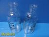 ALLIED HEALTHCARE 2X  GOMCO Vacuum Sterilizable Glass Bottles; 600ml