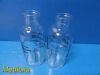 ALLIED HEALTHCARE 2X  GOMCO Vacuum Sterilizable Glass Bottles; 600ml