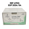ETHICON REF 470G  ETHILON* Nylon Suture, 2 (5.0 metric) 20