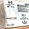 ETHICON REF MCP835G, MONOCRYL* Plus Antibacterial, (Poliglecaprone 25) Suture UNDYED MONOFILAMENT, EXP 2024-07