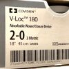 COVIDIEN REF VLOCL0325, V-LOC 180, ABSORBABLE WOUND CLOSURE DEVICE, EXP 2022-08