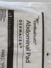 CARDINAL HEALTH Lot of 28 Dermacea Sterile Abdominal Pad  7196D   Exp.2028-12 to 2029-05  (*B40*) Abdominal Pad