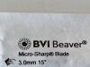 BVI BEAVER Lot of 3 Micro-Sharp Blade  377513   Exp.2025-12  (D4) Micro-Sharp Blade