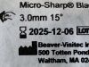 BVI BEAVER Lot of 3 Micro-Sharp Blade  377513   Exp.2025-12  (D4) Micro-Sharp Blade