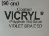 ETHICON Box of 36 Coated Vicryl*  J358H  Exp.2024-02  (T7) Coated Vicryl*