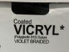 ETHICON Box of 12 Coated Vicryl*  J702D  Exp.2024-08  (T7) Coated Vicryl*