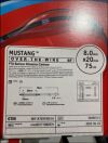 BOSTON SCIENTIFIC MUSTANGT OVER-THE - WIRE PTA Balloon Dilatation Catheter 6F H749391710802702U 8.0.mm x20mm 15cm Catheters