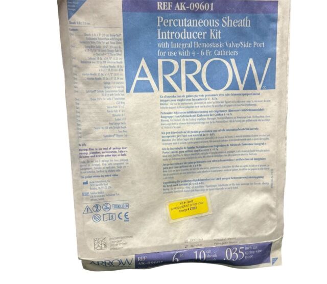 ARROW AK-09601 Percutaneous Sheath Introducer Kit