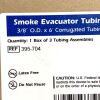 COOPER SURGICAL REF 395-704, Smoke Evacuator Tubing Assembly, 1 BOX OF 3