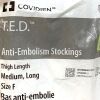 COVIDIEN REF 3549LF, T.E.D. ANTI-EMBOLISM STOCKINGS, THIGH LENGTH, SIZE F, EXP 2022-05