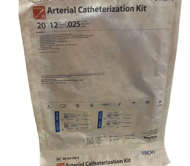 ARROW NS-04100-S Arterial Catheterization Kit