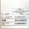 BOSTON SCIENTIFIC REF H749CBM3400150, Flextome Cutting Balloon MONORAIL 014 Microsurgical Dilatation Device, EXP 2020-05